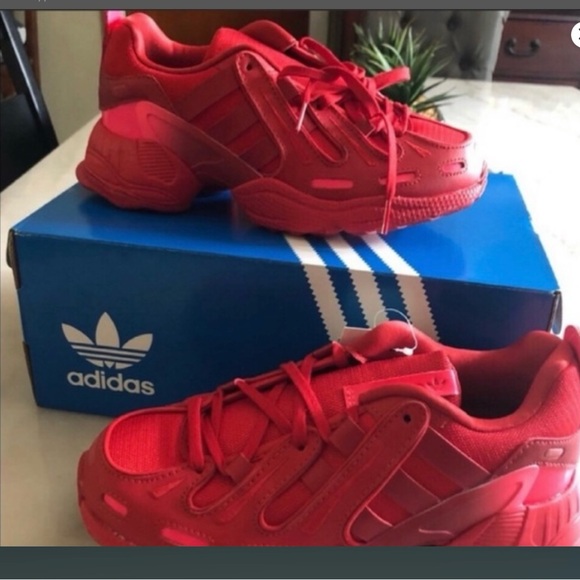 ‼️WOW‼️ADIDAS EQT GAZELLE RED CHUNKY SNEAKERS‼️BRAND NEW‼️ - Picture 12 of 16